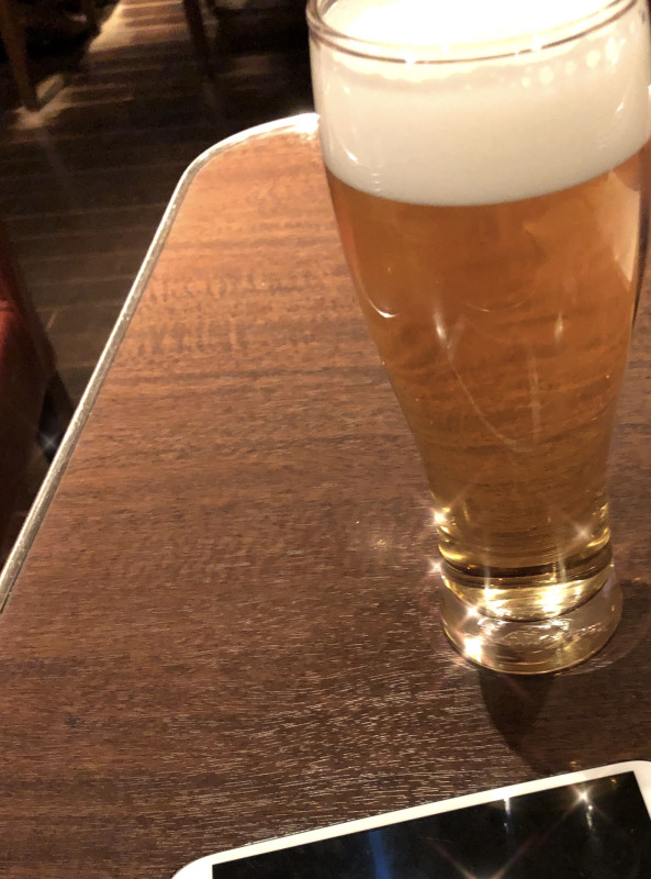 お疲れ様ビール