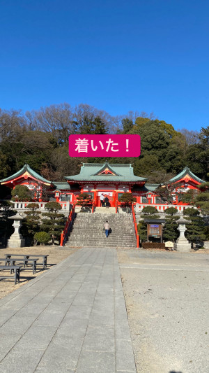 神社まで行ってきた！