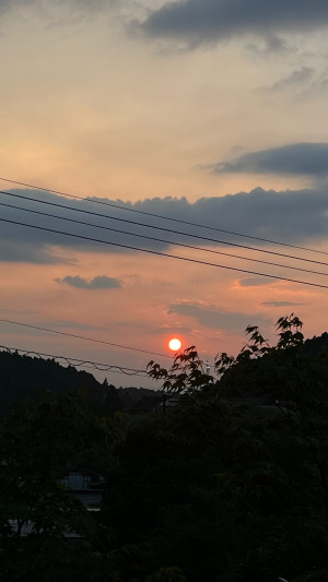 【夕陽】