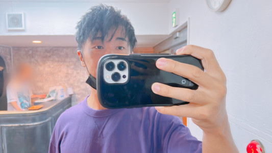 【撮影前のひとコマ? ヘアセット完了】