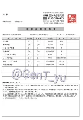 1月検査結果