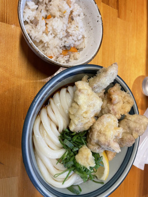 今日はうどん