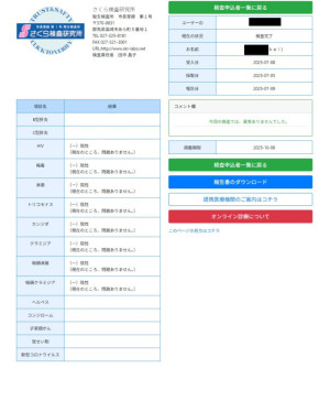 性病検査オールOK