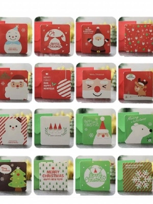 クリスマスメッセージカード