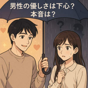 男の優しさは下心？本音は？