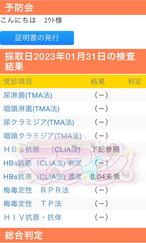 都内での出勤日と検査結果