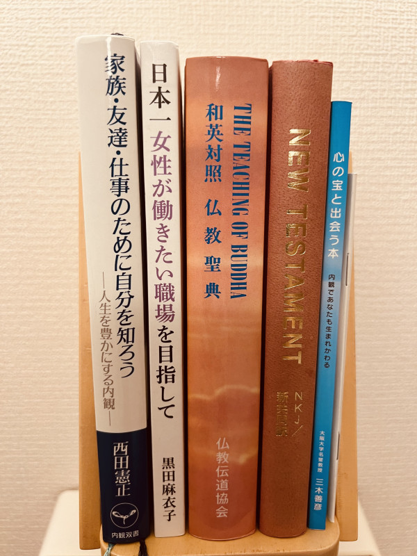 こまめに読書もしています