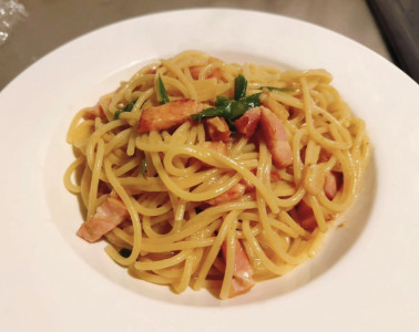 青とうがらしのパスタ〜