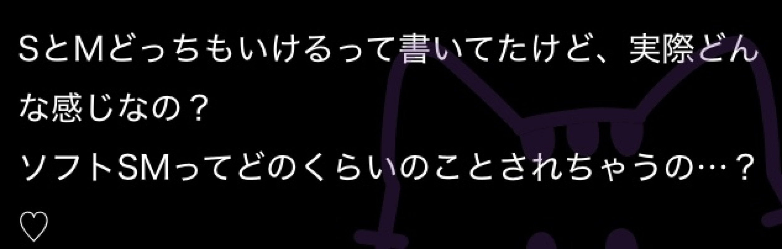 【質問回答日記】SもMもいけるって…実際どんな感じ？