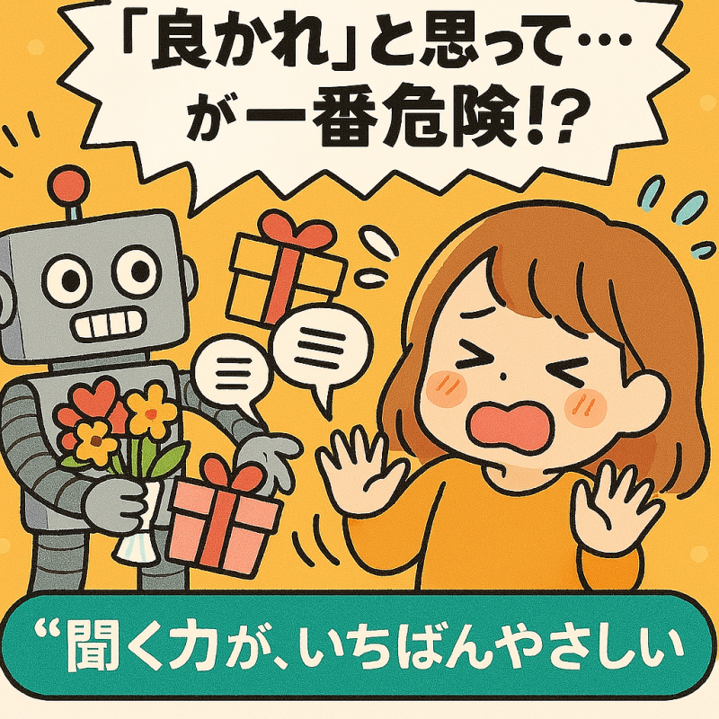 【コラム】「良かれと思って」が生み出す“ズレ”の危険さ