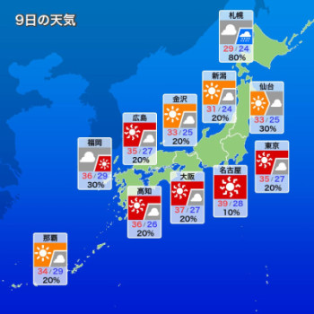 8月9日　金曜日　今日は、ながさき平和の日