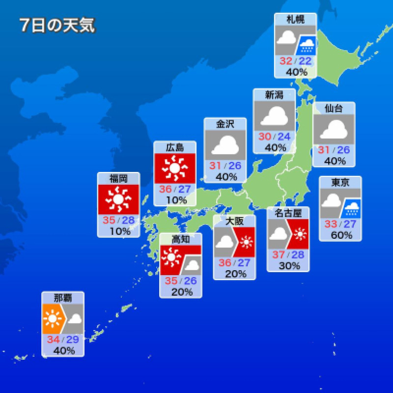 8月7日　水曜日　今日は、立秋