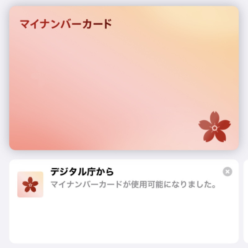 iPhoneにマイナンバーカード搭載完了しました??