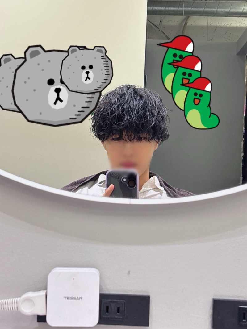 髪を切ったにょ