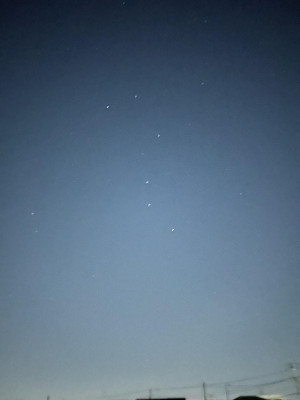 今宵の北斗七星