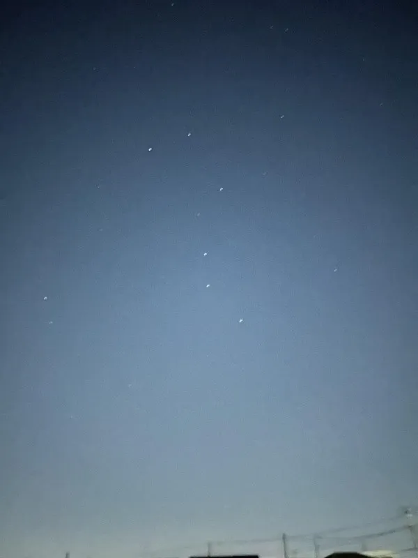 今宵の北斗七星