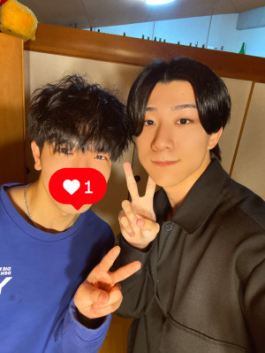 ケージくんと事務所でパシャリ