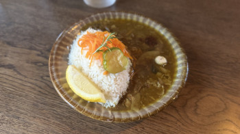 カレーを食べました。