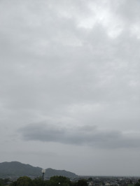 雨の週末?