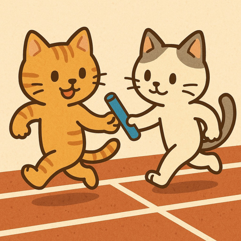 リレー日記、バトン受け取りました！！