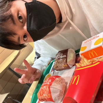 マクドナルドで食事