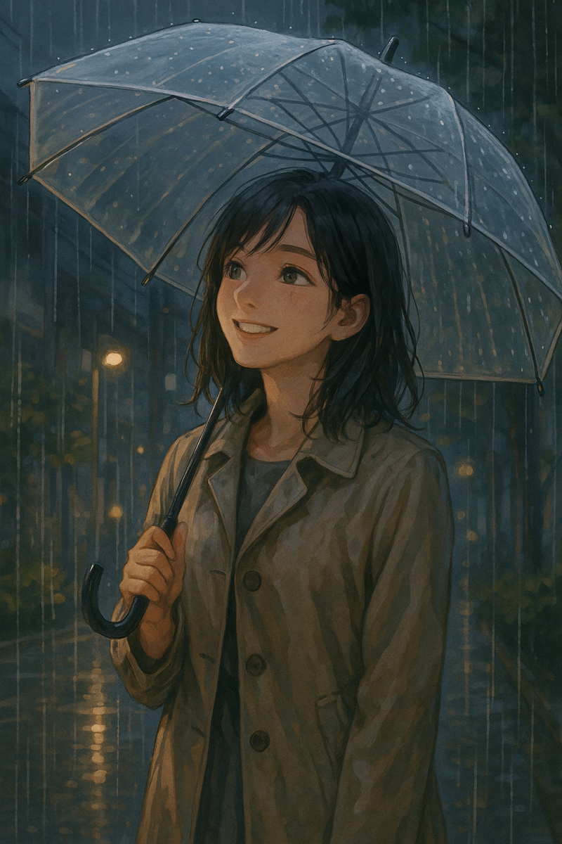 雨音の向こうに