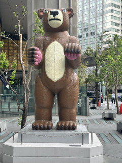 趣味の食べ歩きとクマ