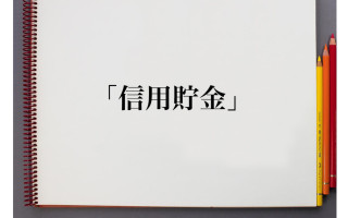 信用貯金とは