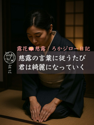 ◆Day31-4◆慈露の言葉に従うたび、君は綺麗になっていく