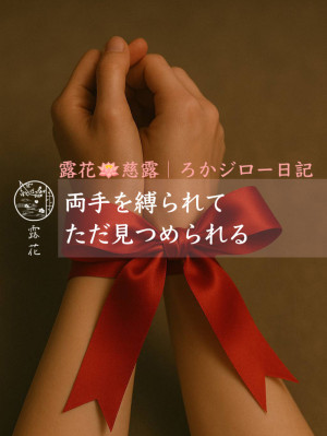 ◆Day12-4◆両手を縛られて、ただ見つめられる