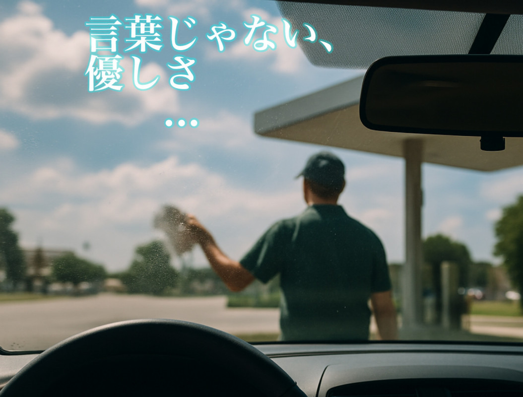 黙って、でも確かに...優しさがそこにあった。