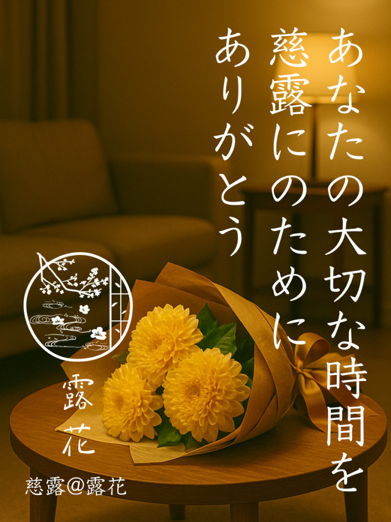 ◆Day3-5◆あなたの大切な時間を慈露にのためにありがとう