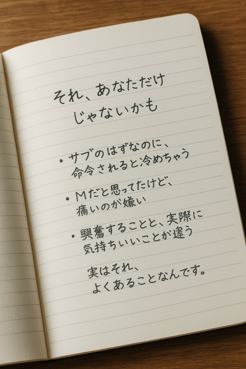 性癖迷子②こんなことにみんな悩んでる