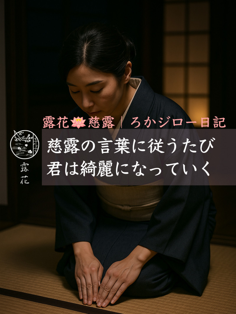 ◆Day31-4◆慈露の言葉に従うたび、君は綺麗になっていく