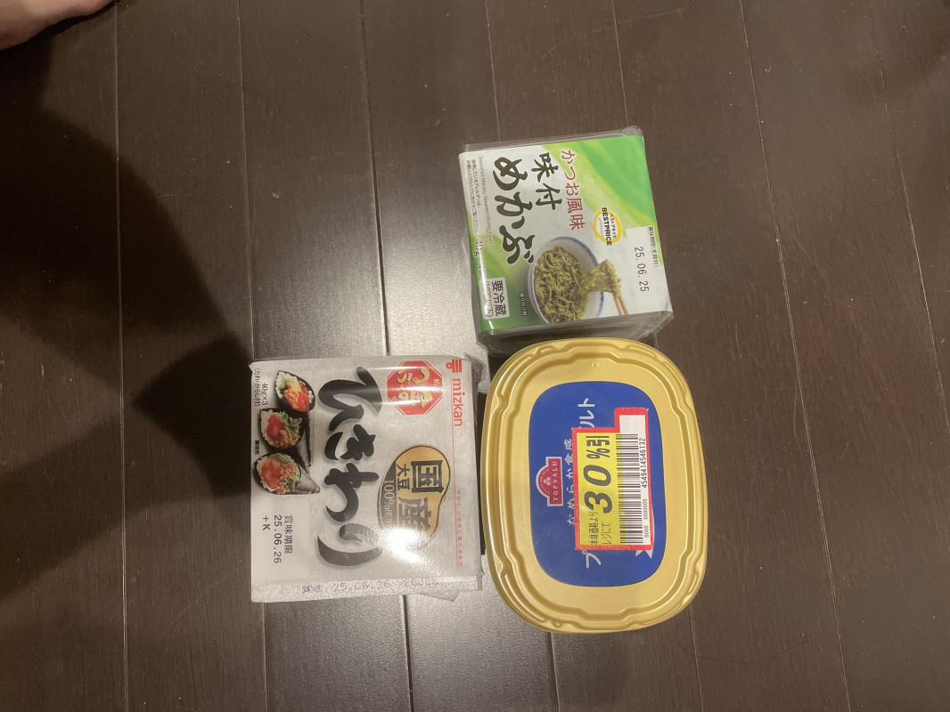 メカブ、納豆、ヨーグルト