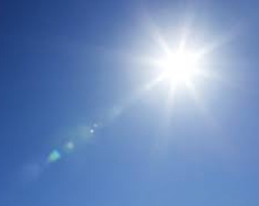 太陽が眩しすぎて