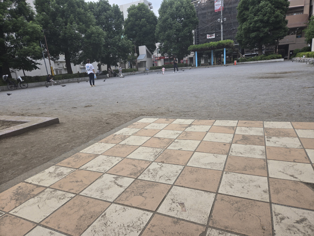 久々に外で
