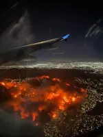 カリフォルニアの山火事