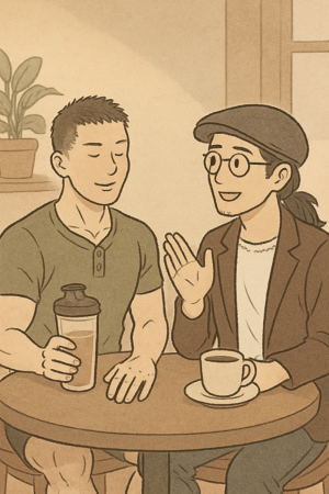 先輩とのお話し☆