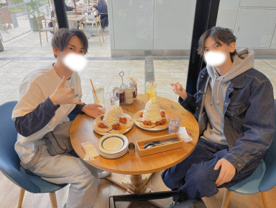 匠君とパンケーキ行ったよ