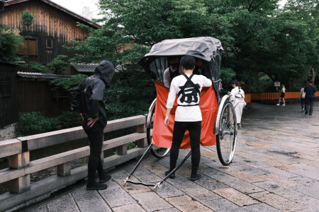 雨の京都