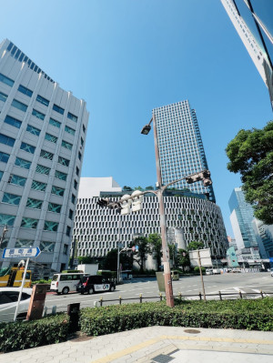 朝の始まりは、青空とともに。