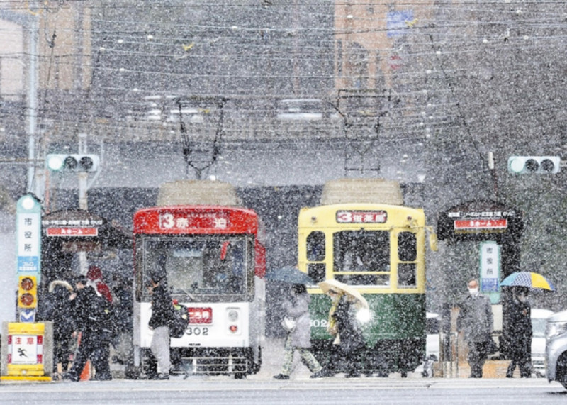 大雪の九州