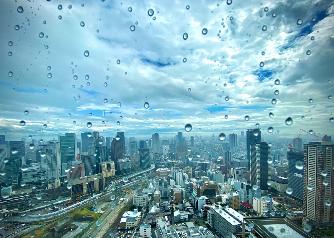 今日は雨、でも気持ちは晴れで。