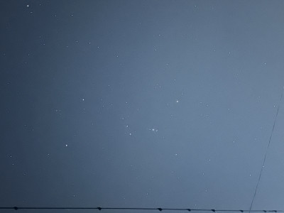 夜空が綺麗でした??