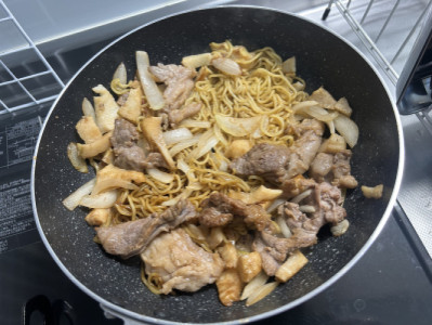 竜胆新居で夕飯つくる
