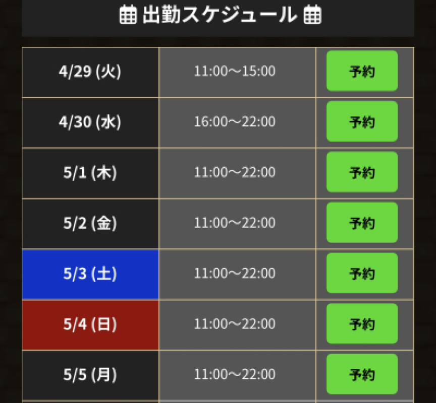GWの過ごし方は？