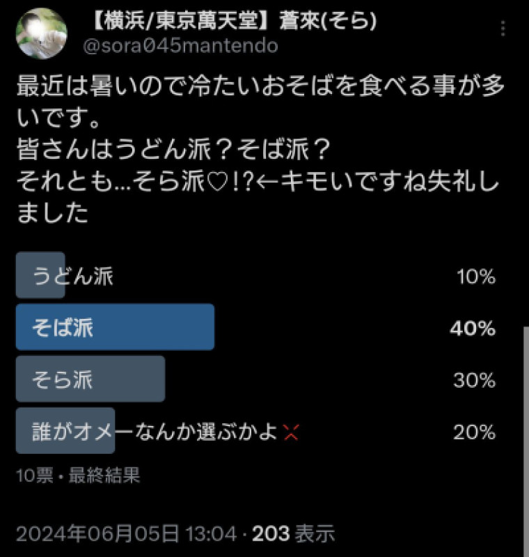 うどん派？そば派？それとも…